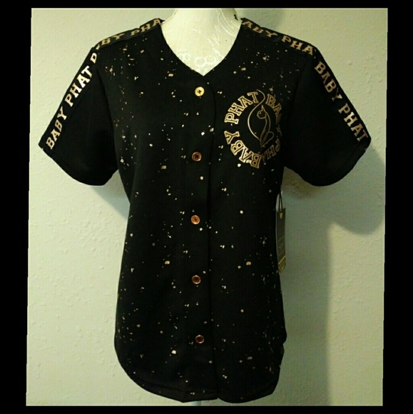 LAST ONE! Sz L Rose Gold Foil Logo Tagless Jersey - Picture 2 of 4